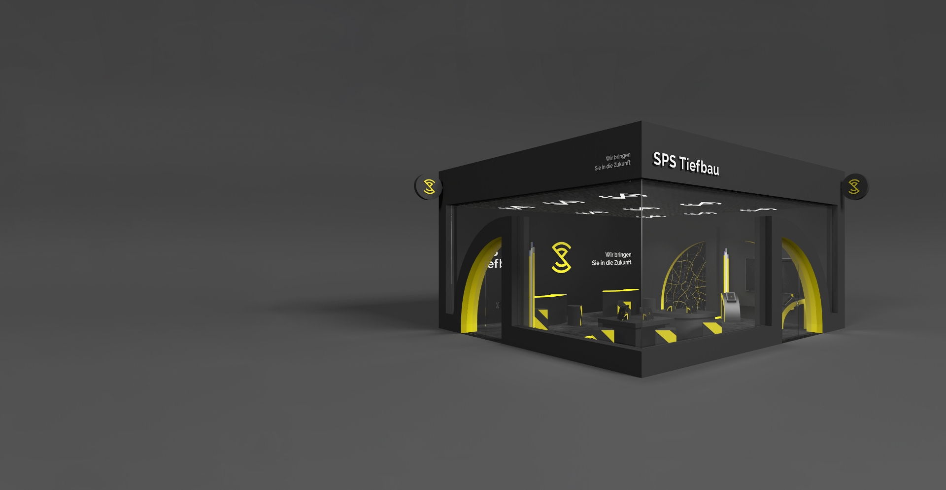 SPS Tiefbau exhibition pavilion